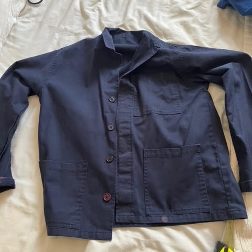 Navy vintage unisex rawson chore coat